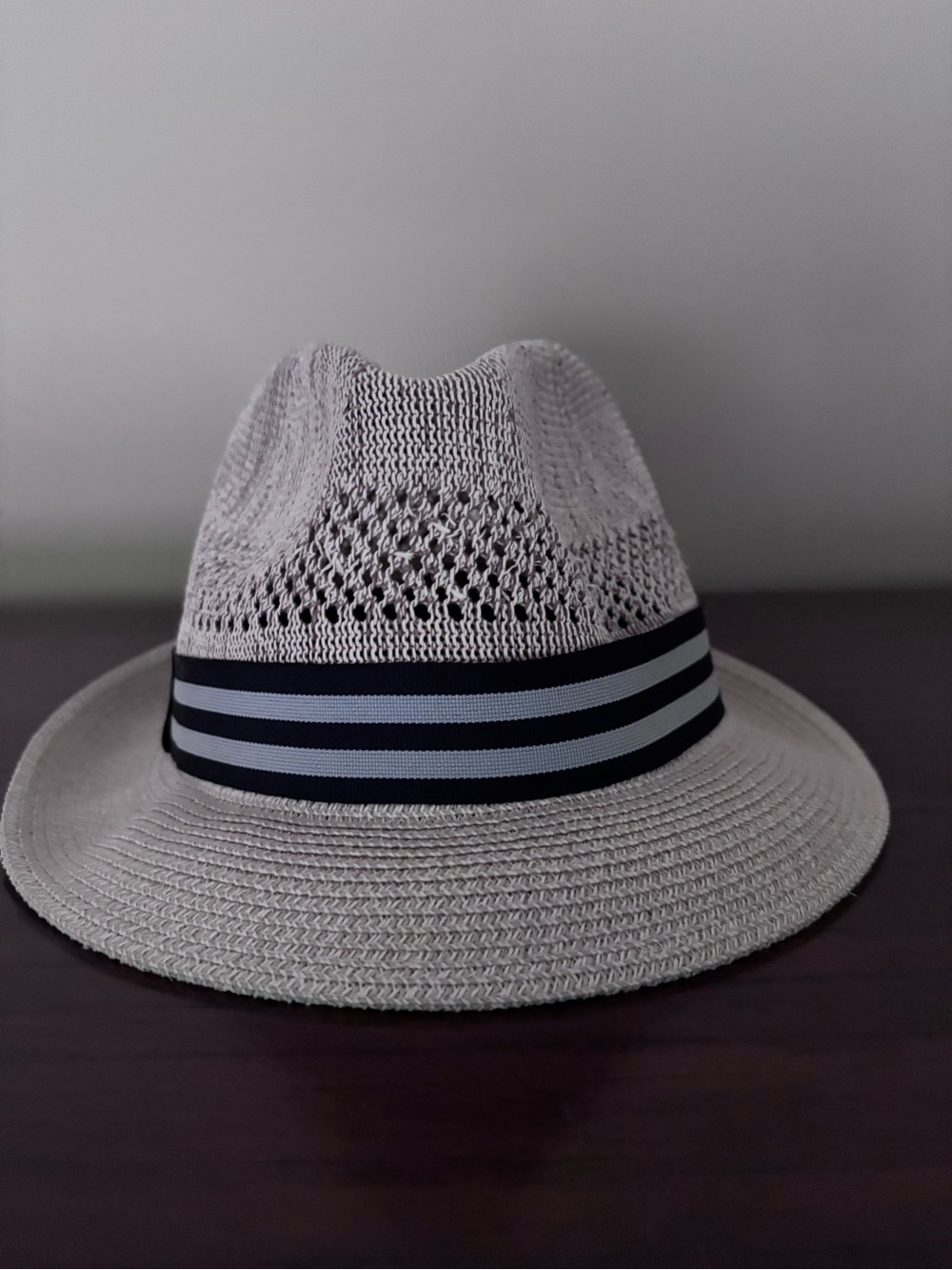Vanilla Straw Berle Vented Straw Hat
